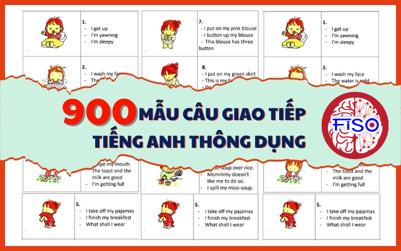 900 mẫu câu giao tiếp tiếng Anh hằng ngày